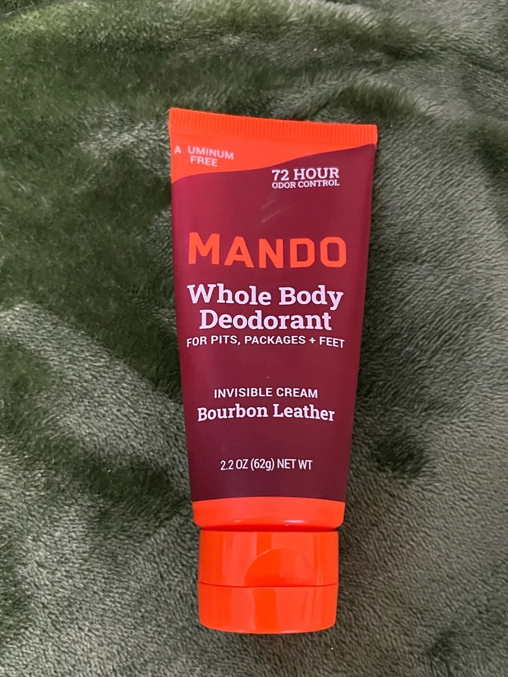 Whole Body Unisex Deodorant Invisible Cream - Bourbon Leather